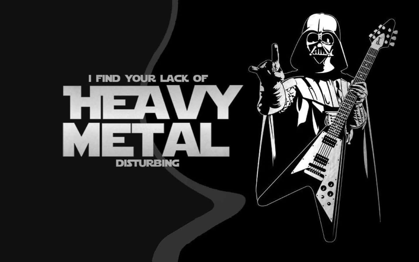 Headbanging To The Heavy Metal Sound Background