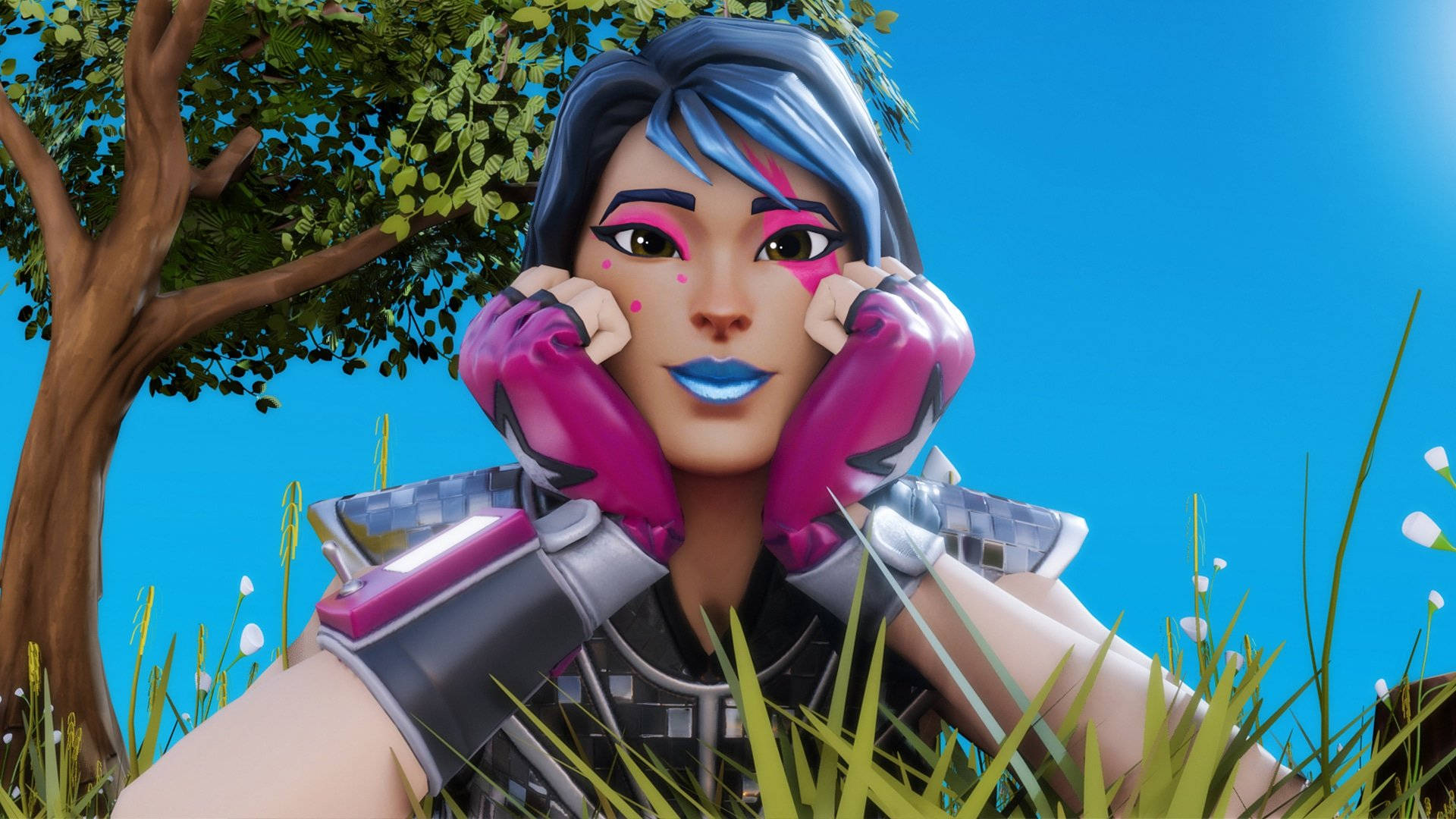 Headhunter Sparkle Specialist Fortnite Skin Desktop Background