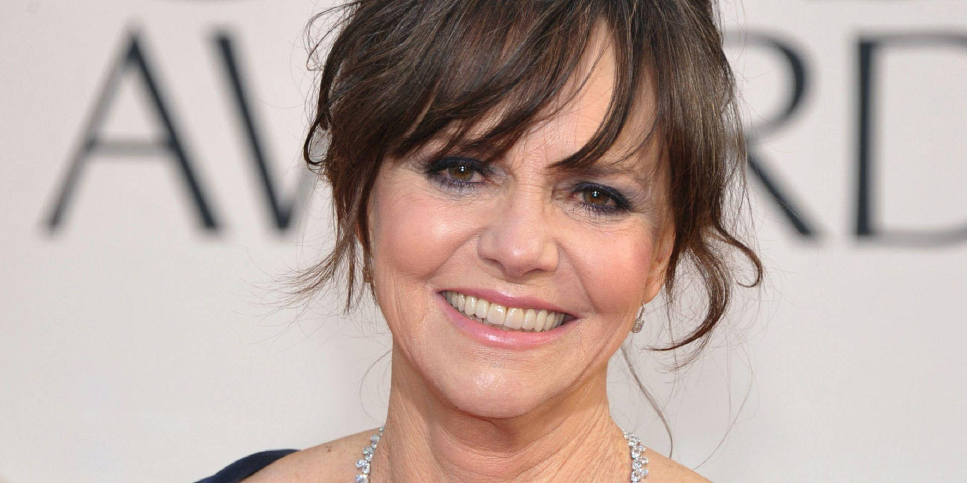 Headshot Of Sally Field At The Golden Globes Awards 2013