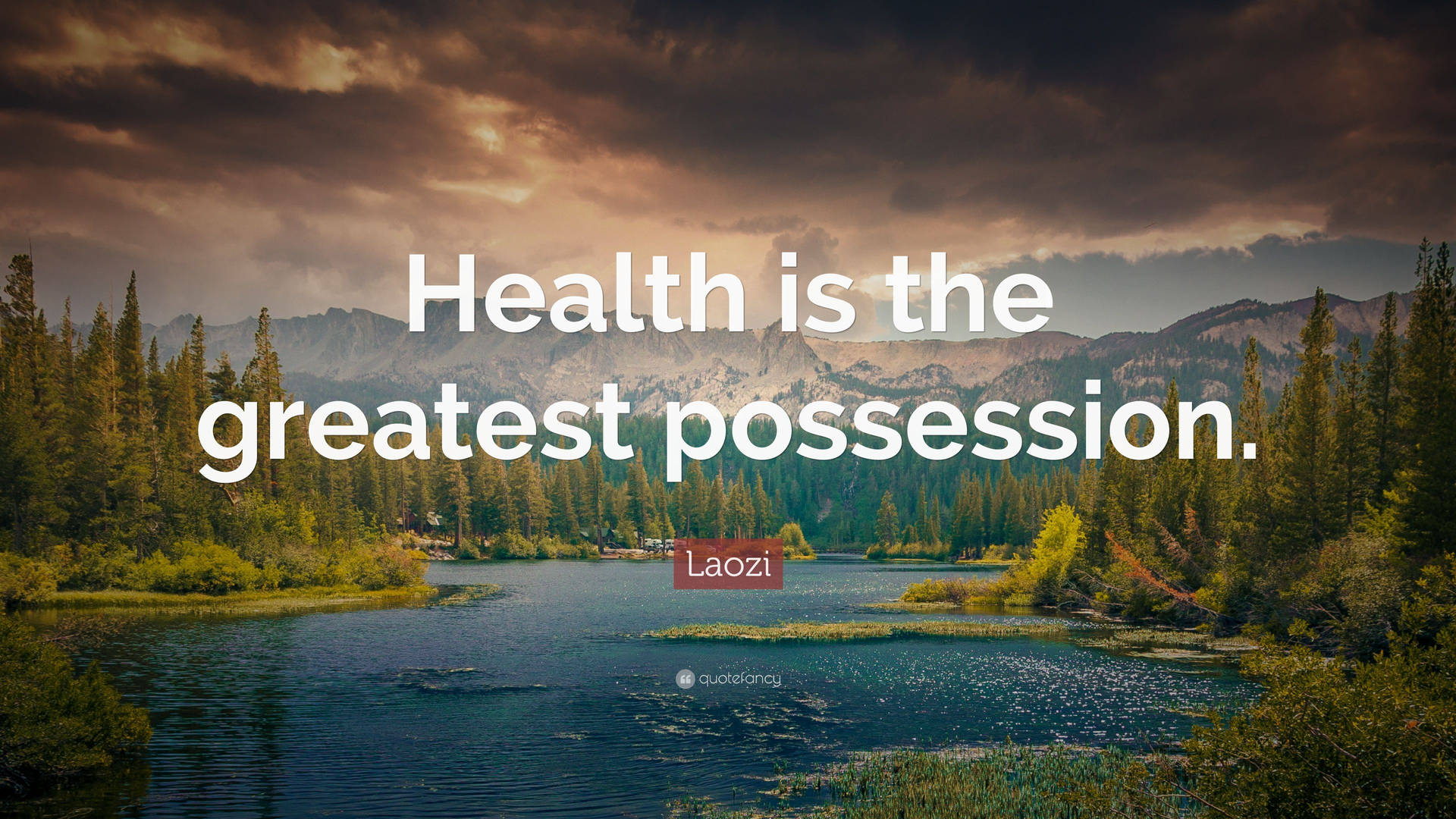 Health Is The Greatest Possession Quote Background