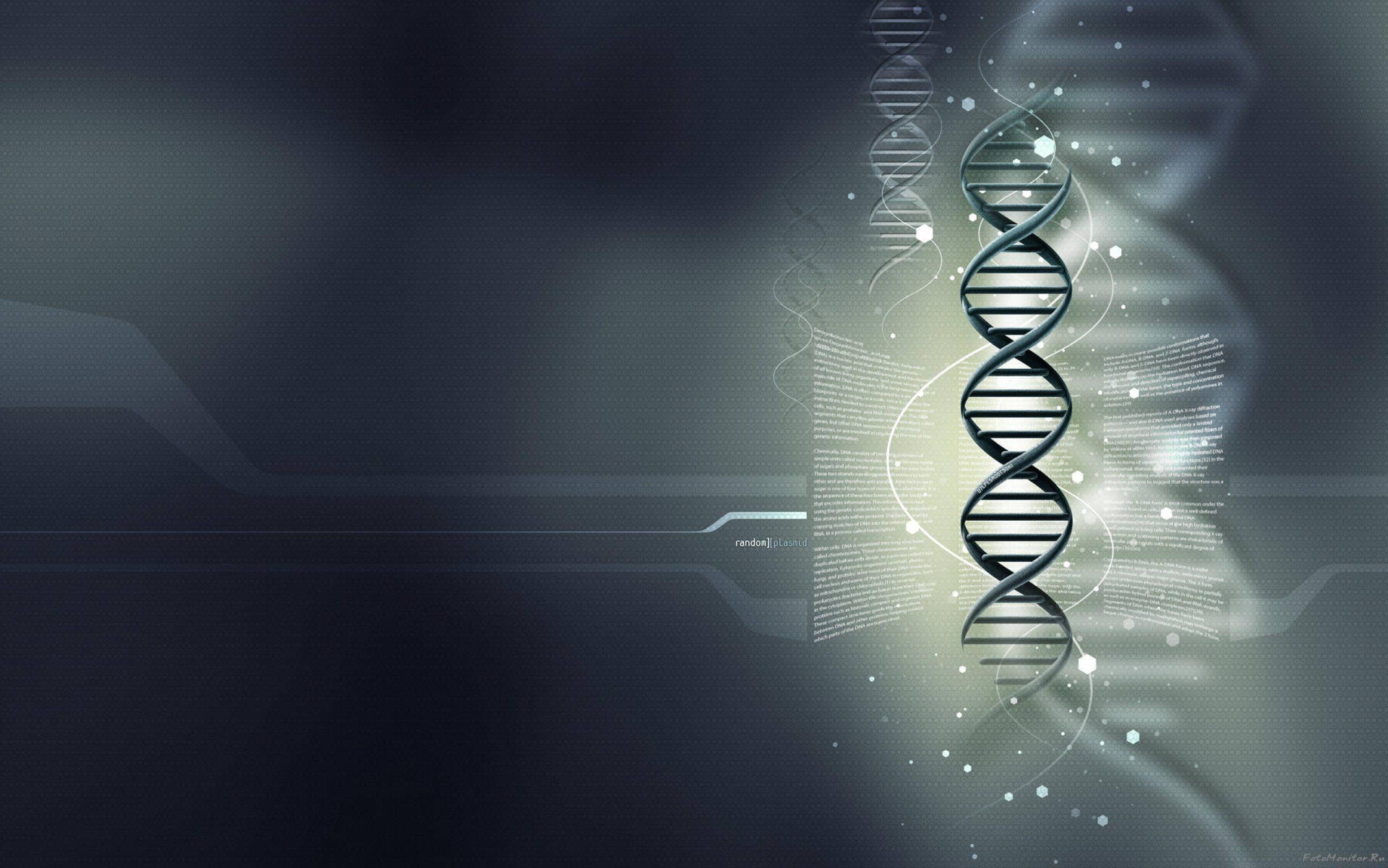 Healthcare Dna Information Background