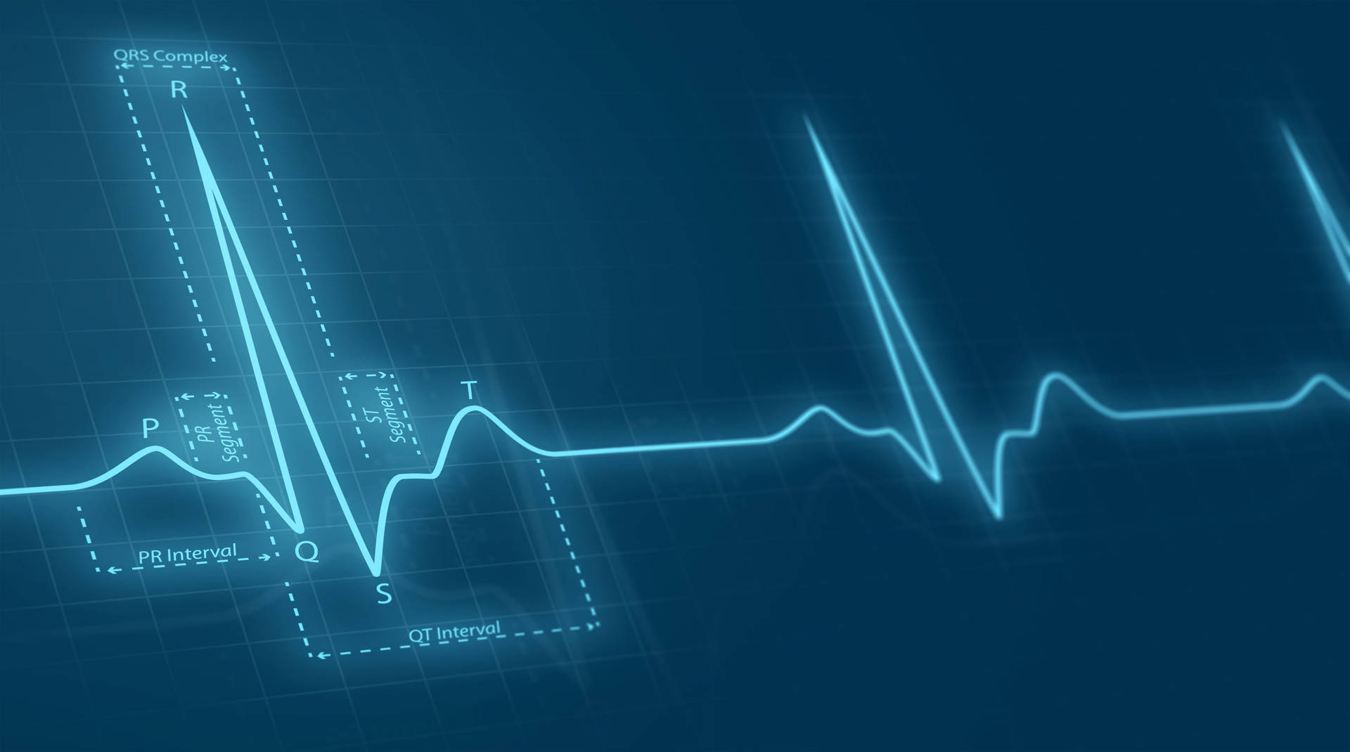 Healthcare Heart Rate Background