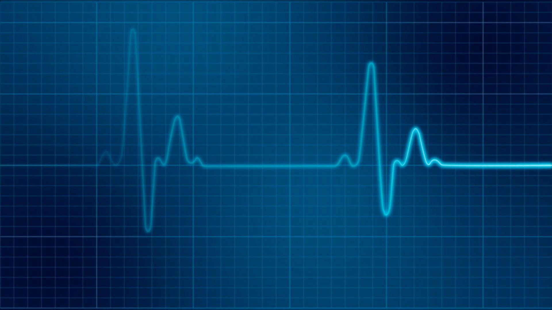 Healthcare Professional Monitoring An Electrocardiogram Background