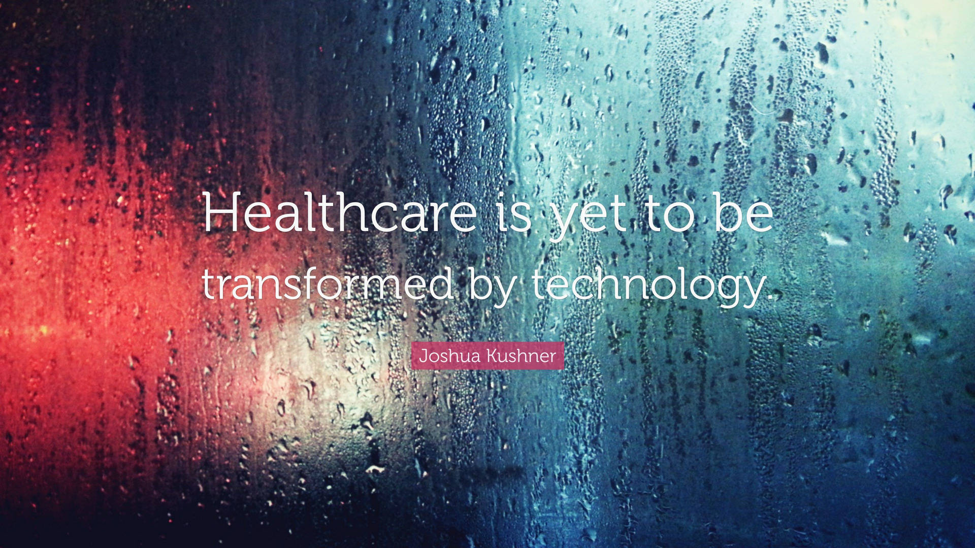 Healthcare Technology Quote Background