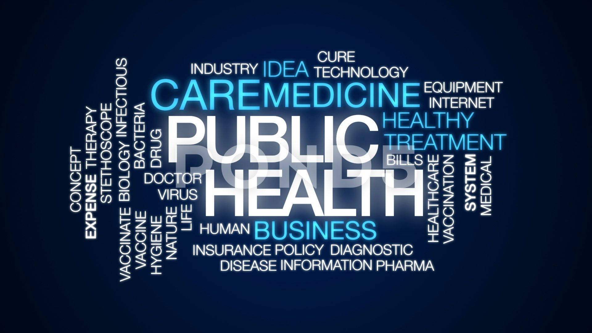 Healthcare Word Cloud Background