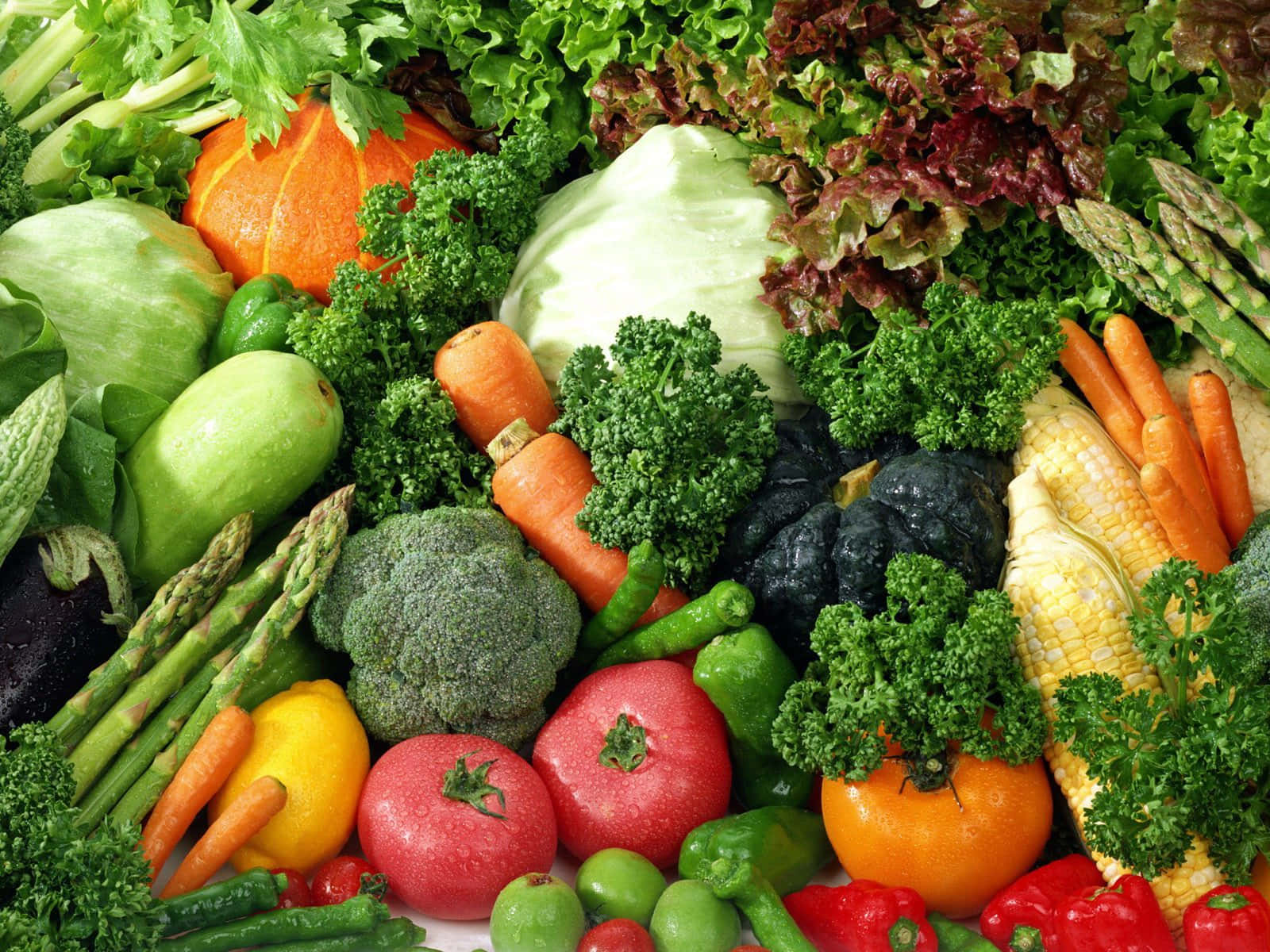 Healthy And Nutritious Fresh Vegetables Background