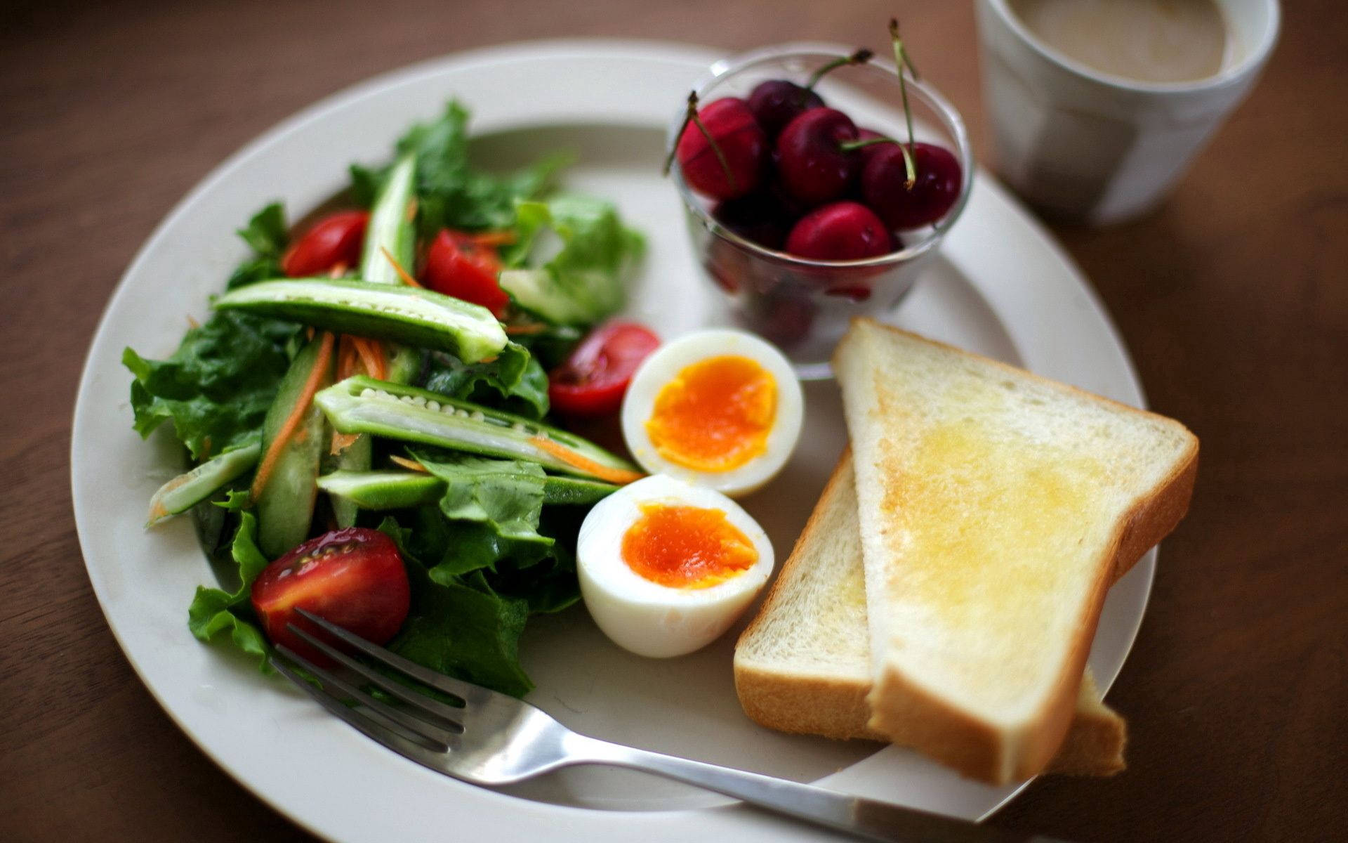Healthy Breakfast Food Background