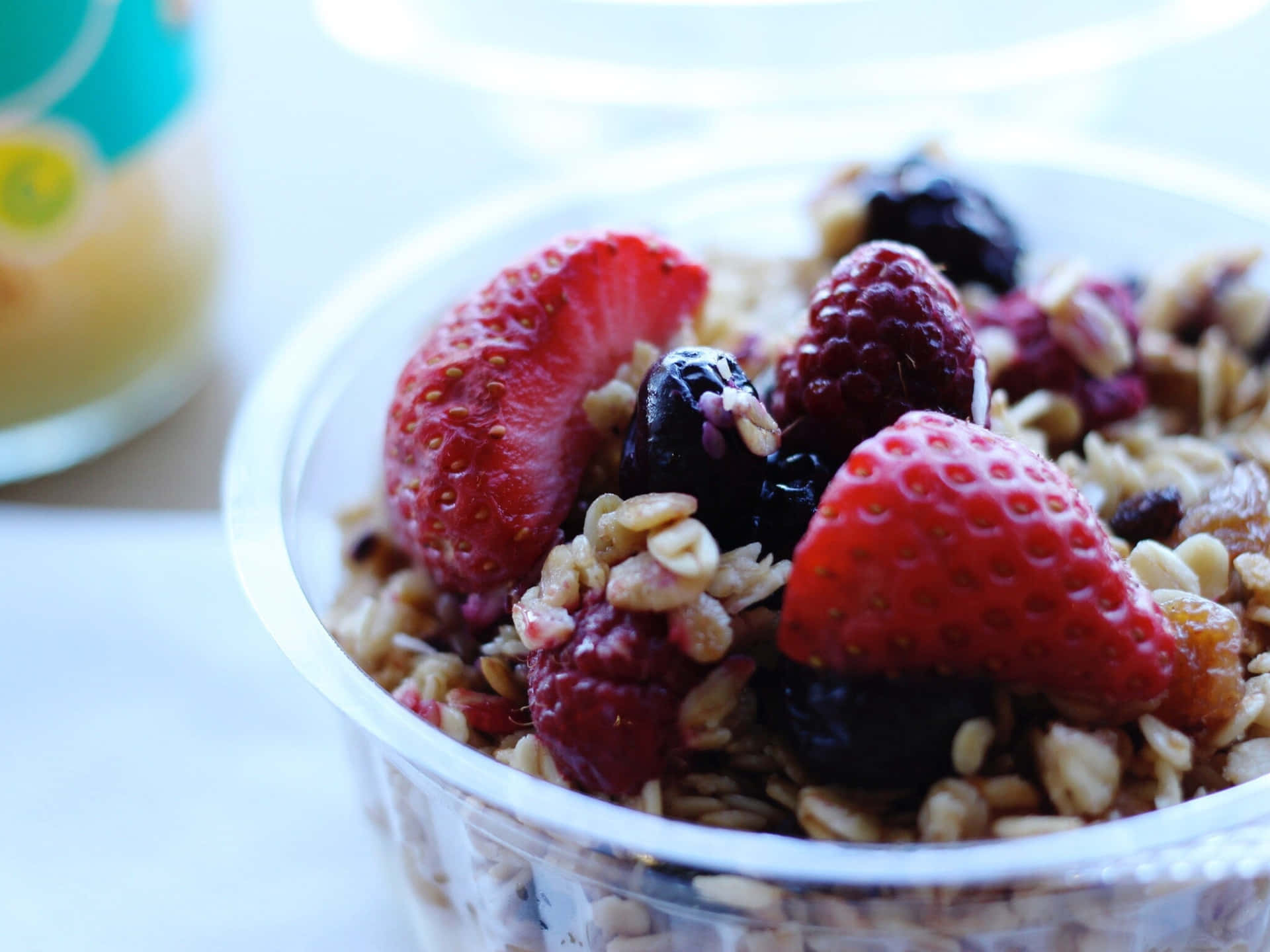 Healthy Food Berries Background