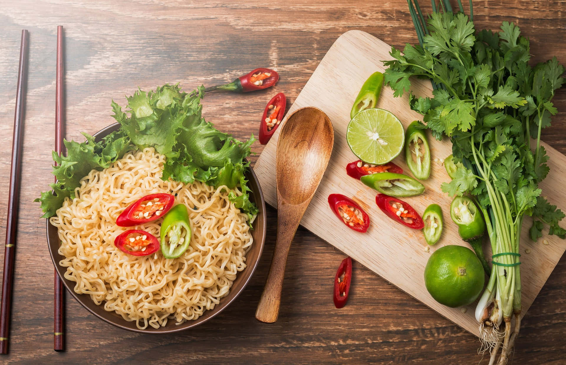 Healthy Kitchen Food Noodles Ingredients