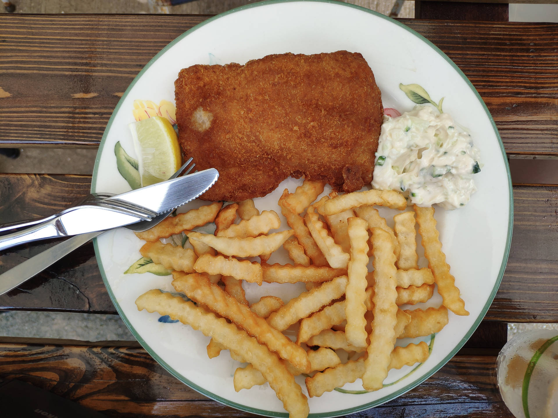 Healthy Looking Fish And Chips