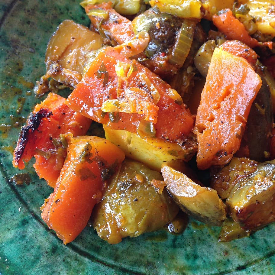 Healthy Vegetable Tajine Feast Background