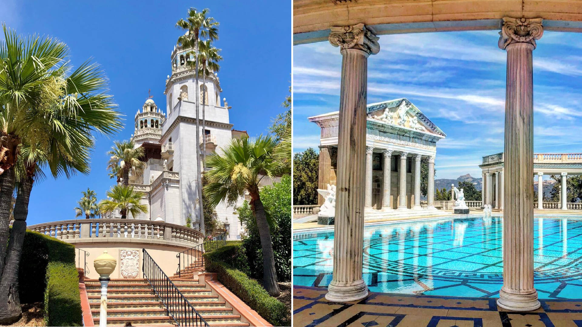 Hearst Castle's Attractions Background