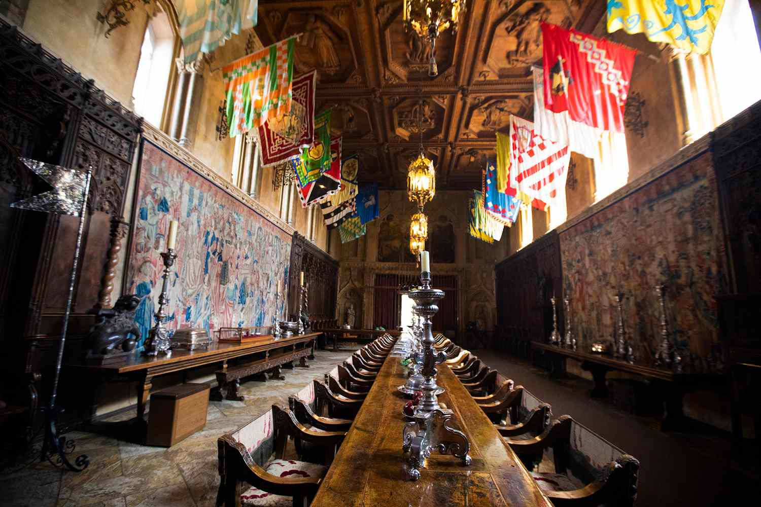 Hearst Castle's Refectory Background