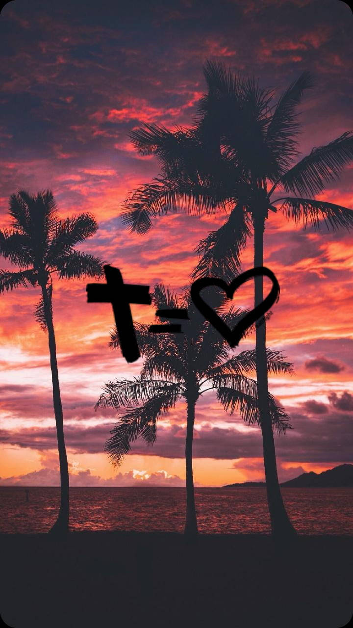 Heart And Cross I Love Jesus Iphone