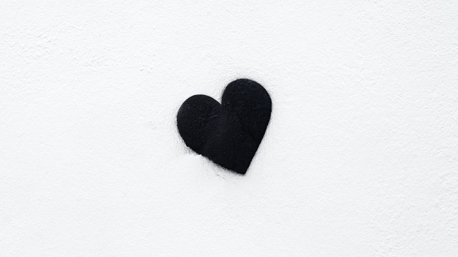 Heart Inked Love Black And White Background