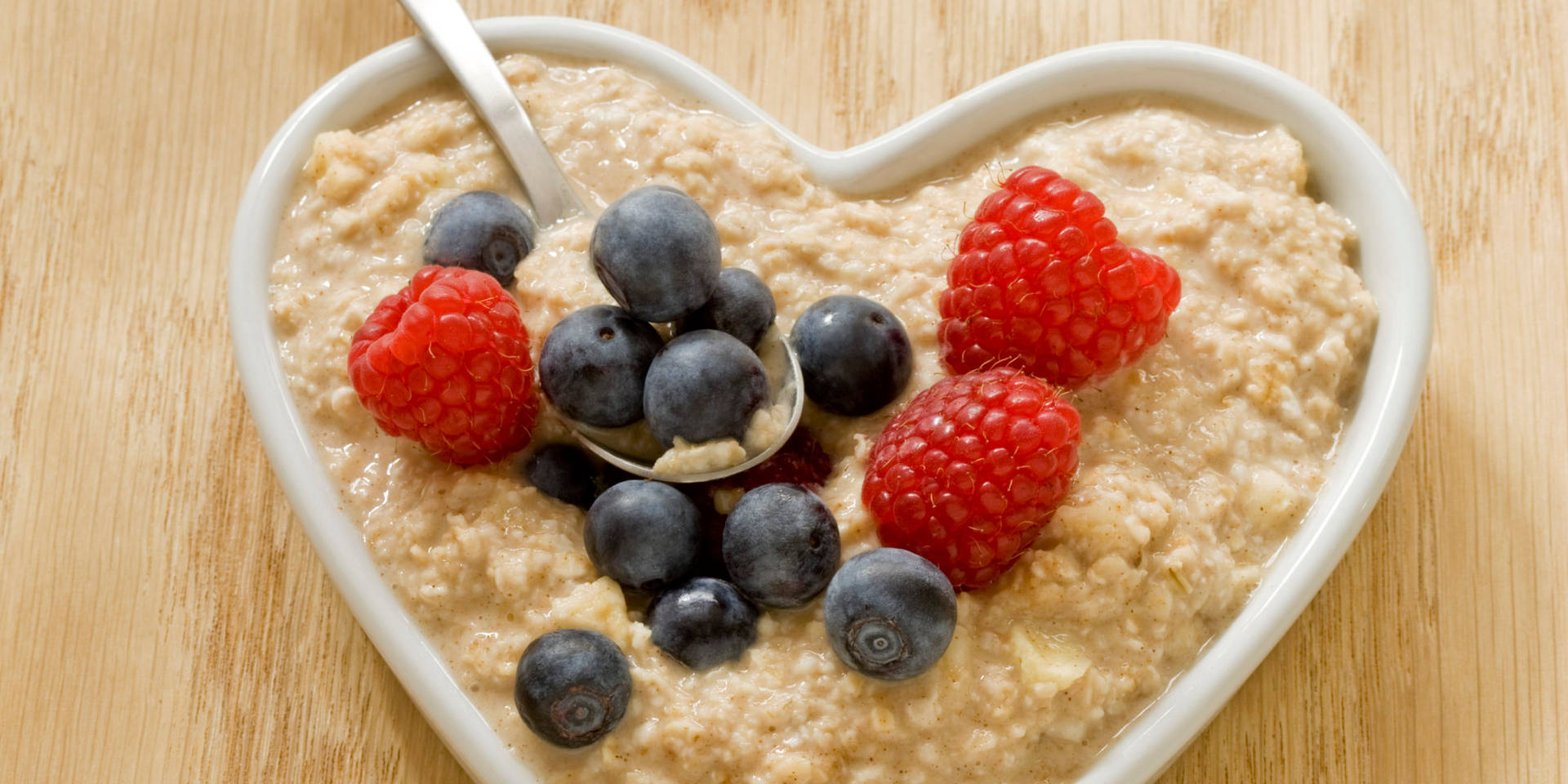 Heart-shaped Bowl Of Oatmeal