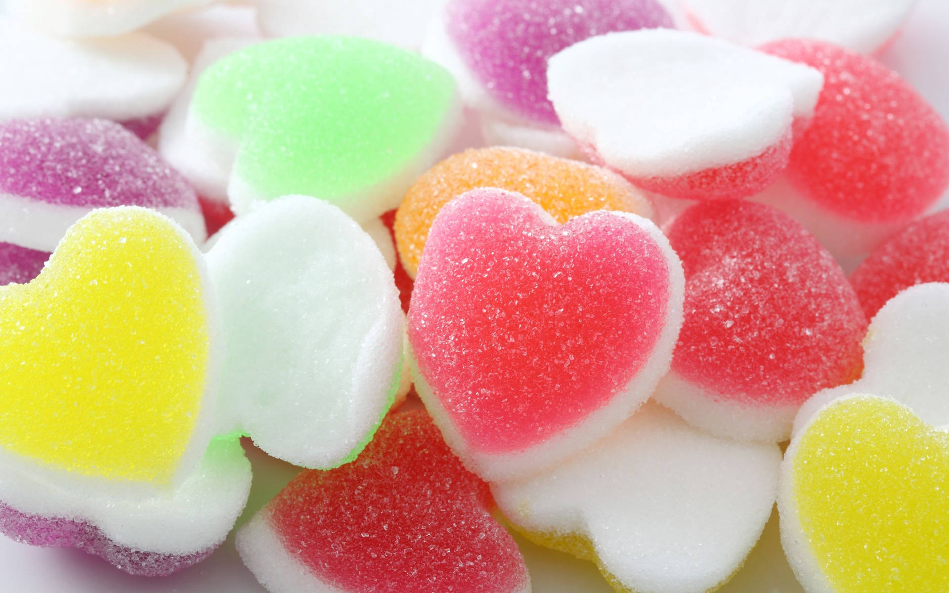 Heart-shaped Sugar Candies