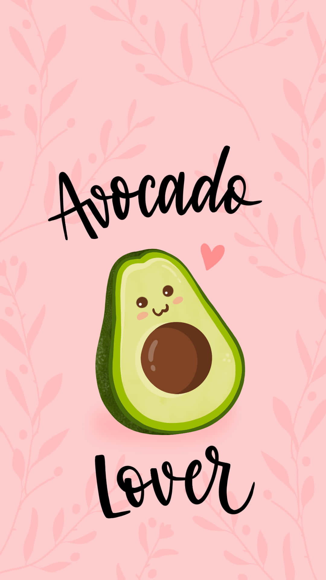 Heart With Avocado Iphone Background