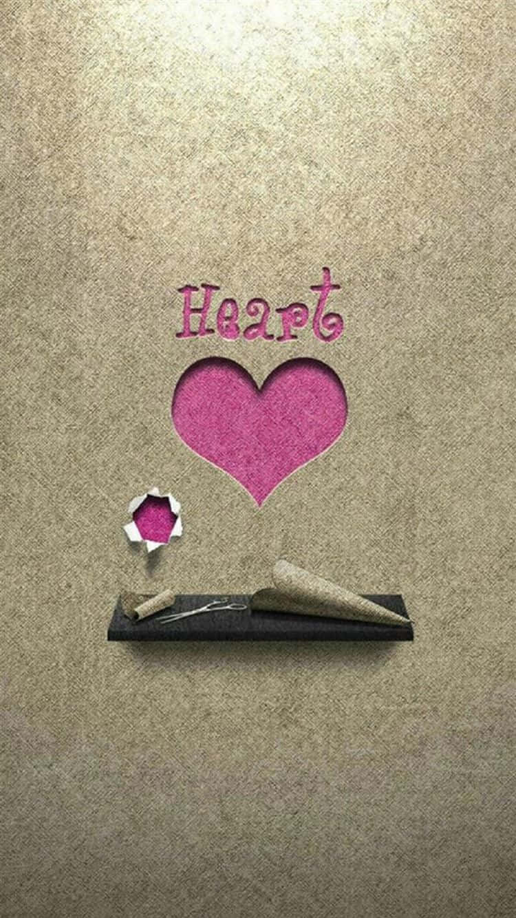 Heart With Perfect Cutting Background