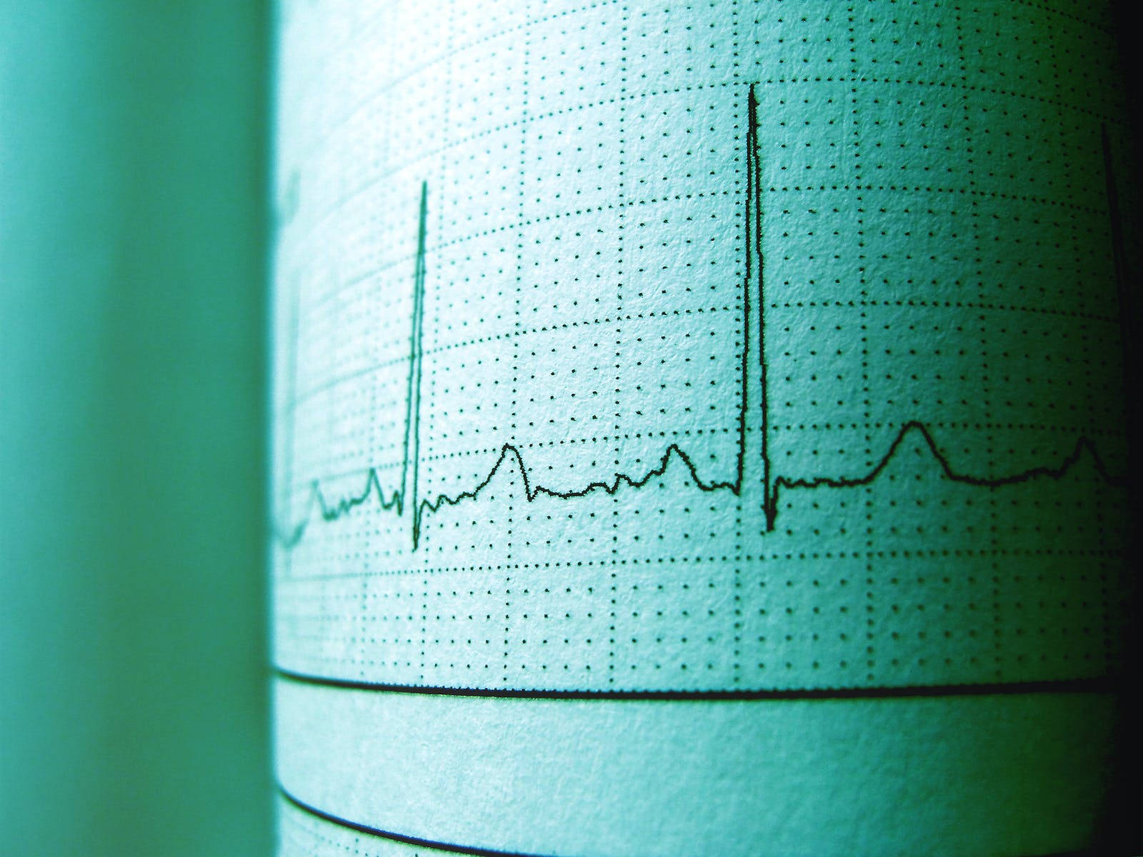 Heartbeat Cardiogram Wavelength Background