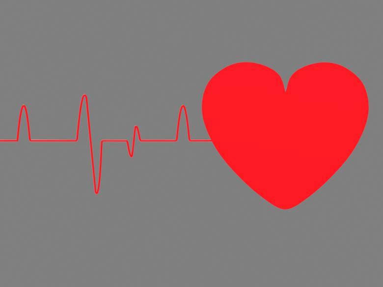 Heartbeat Gray Background Background
