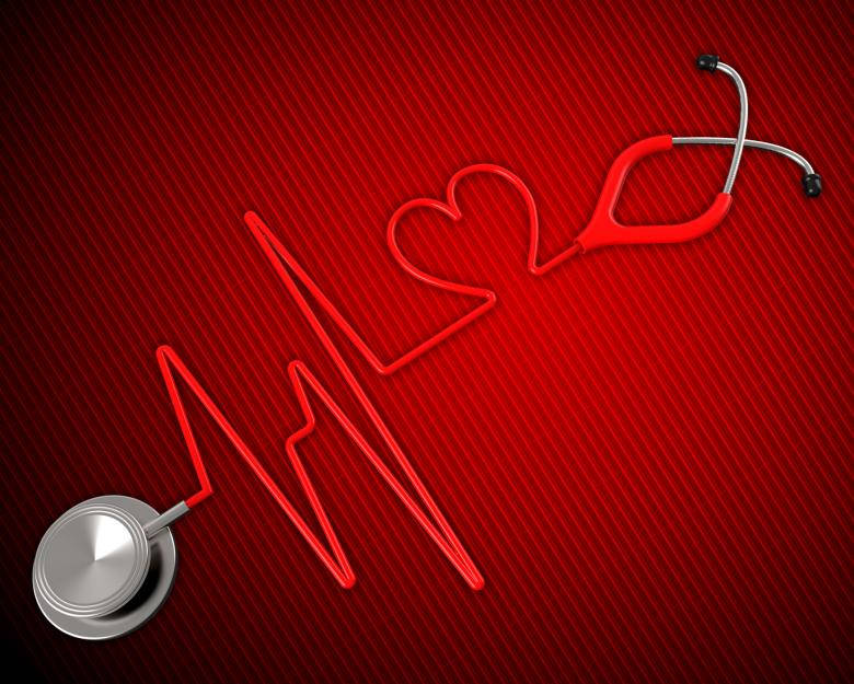 Heartbeat Stethoscope Pattern Background
