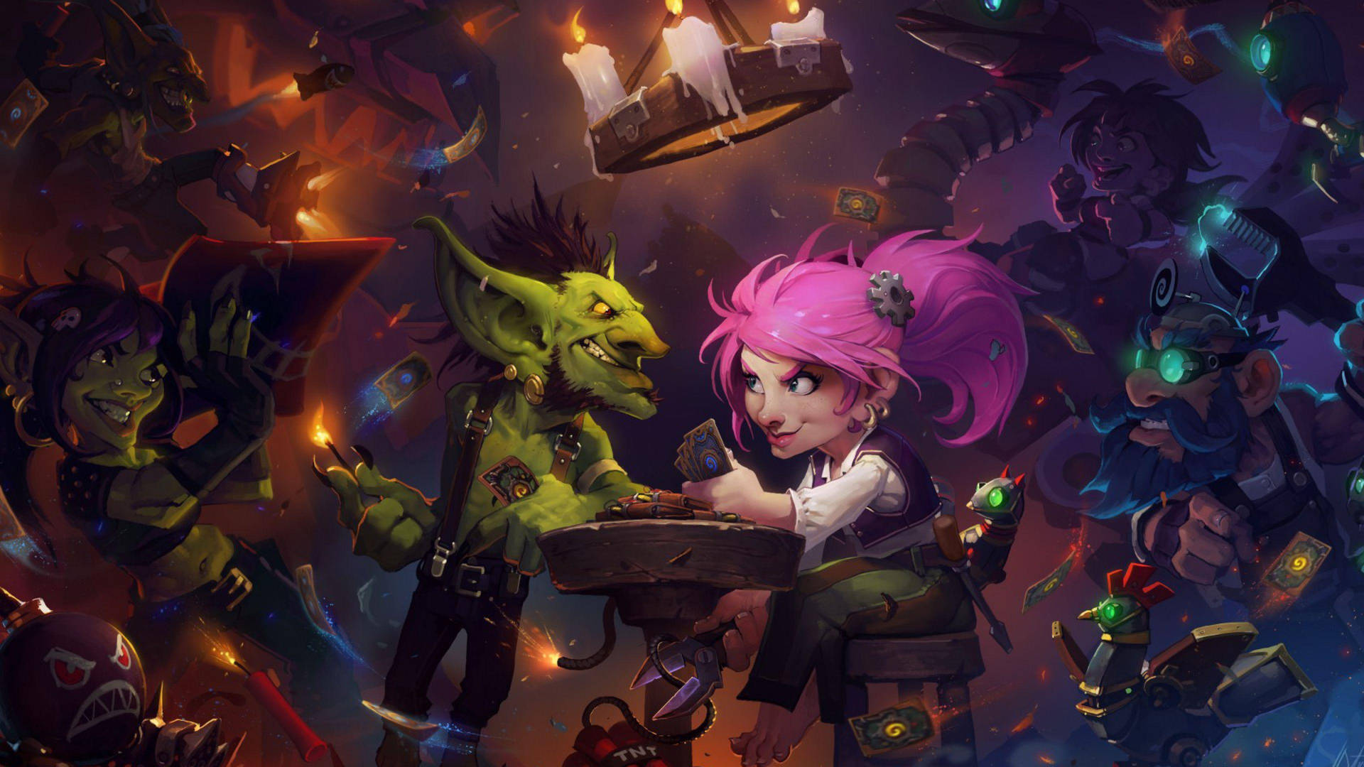 Hearthstone Goblins And Engineers Background