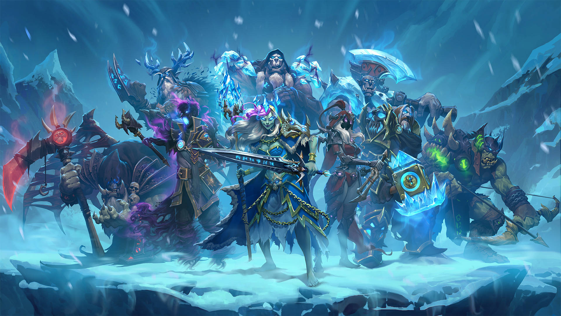 Hearthstone Knights Of The Frozen Throne Background