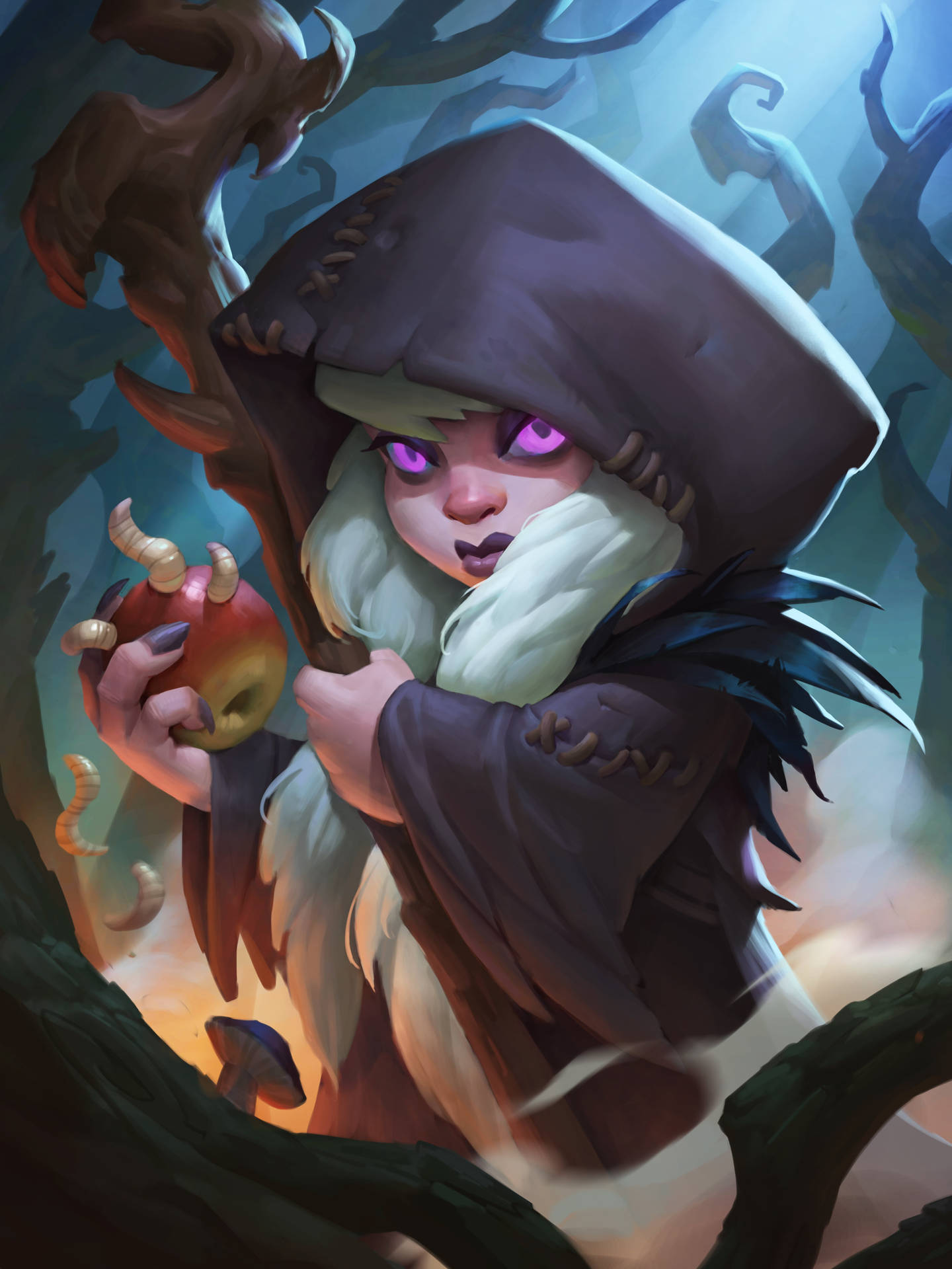 Hearthstone Phone Gnome Witch With Apple
