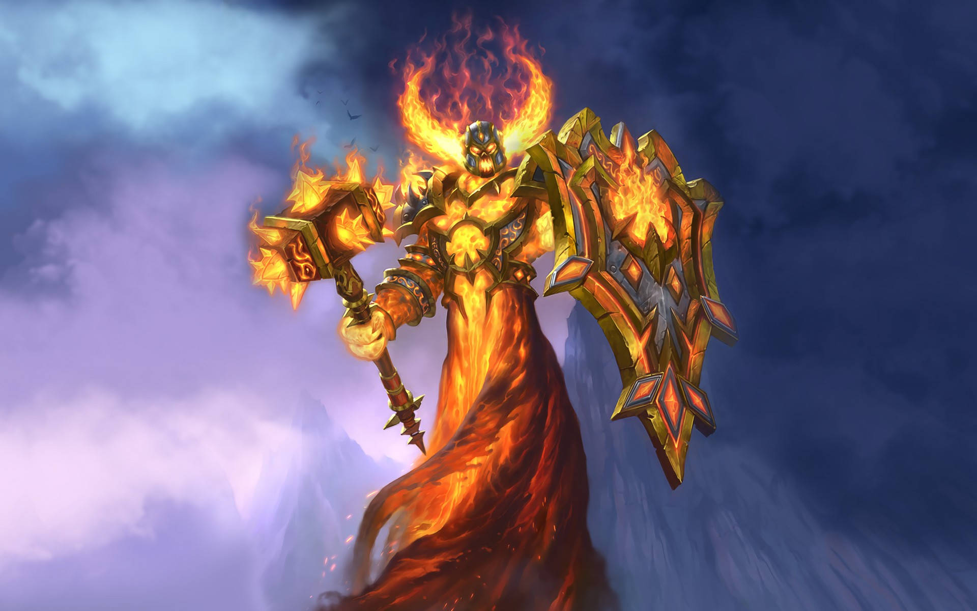 Hearthstone's Ragnaros The Light Lord Background