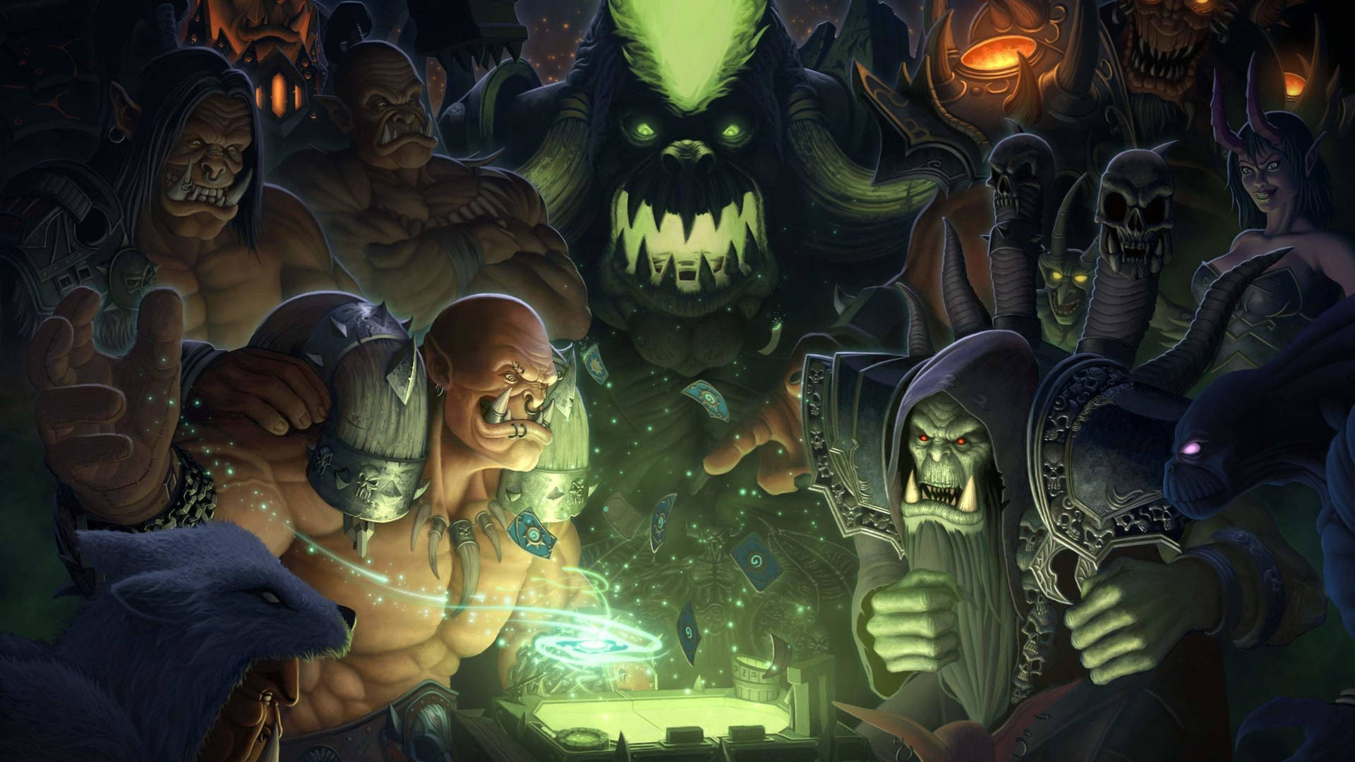 Hearthstone Warlord Of Draenor 2560 X 1440 Background