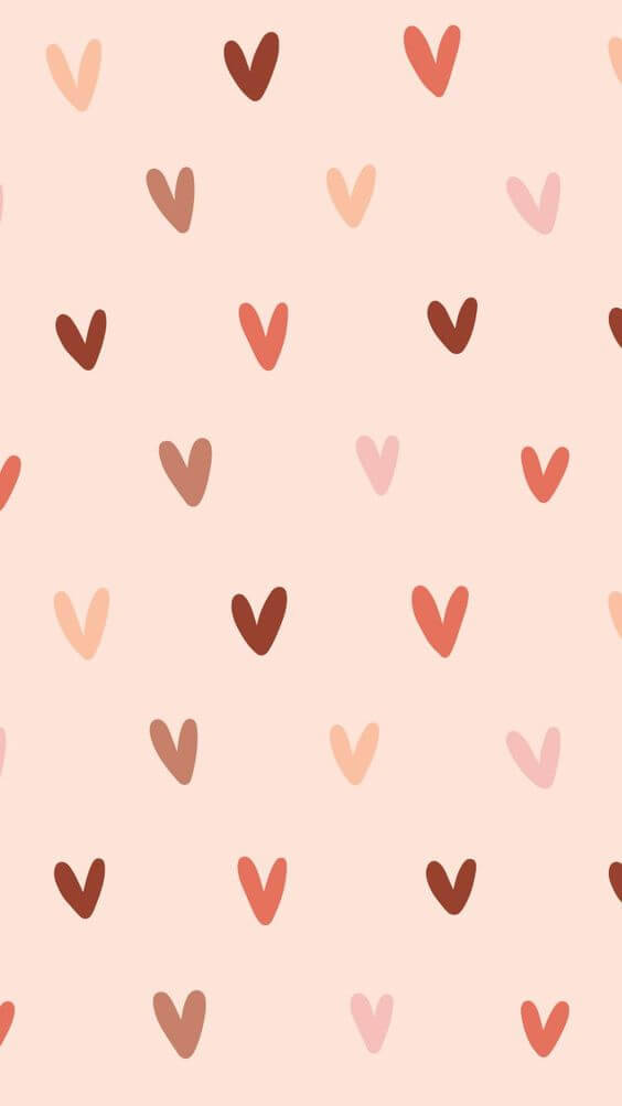 Hearts Girly Iphone Background