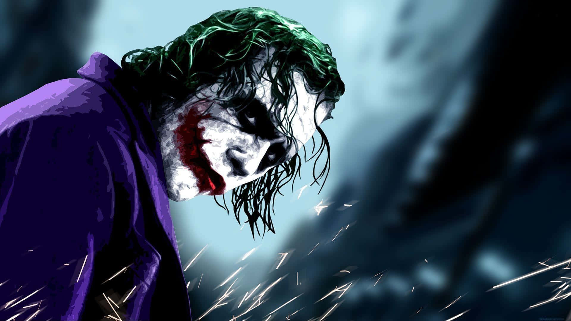 Heath Ledger Actor Dangerous Joker Background