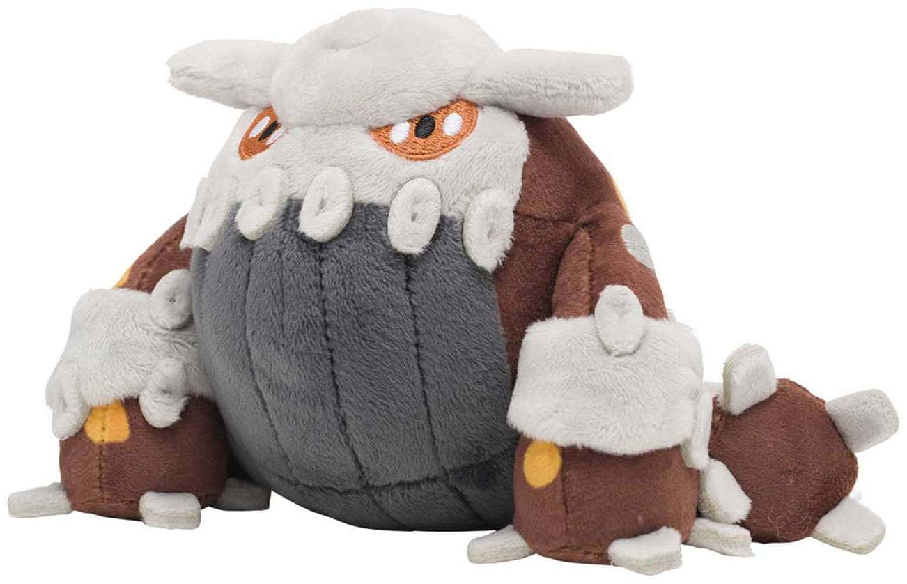 Heatran Plush Toy White Background Background