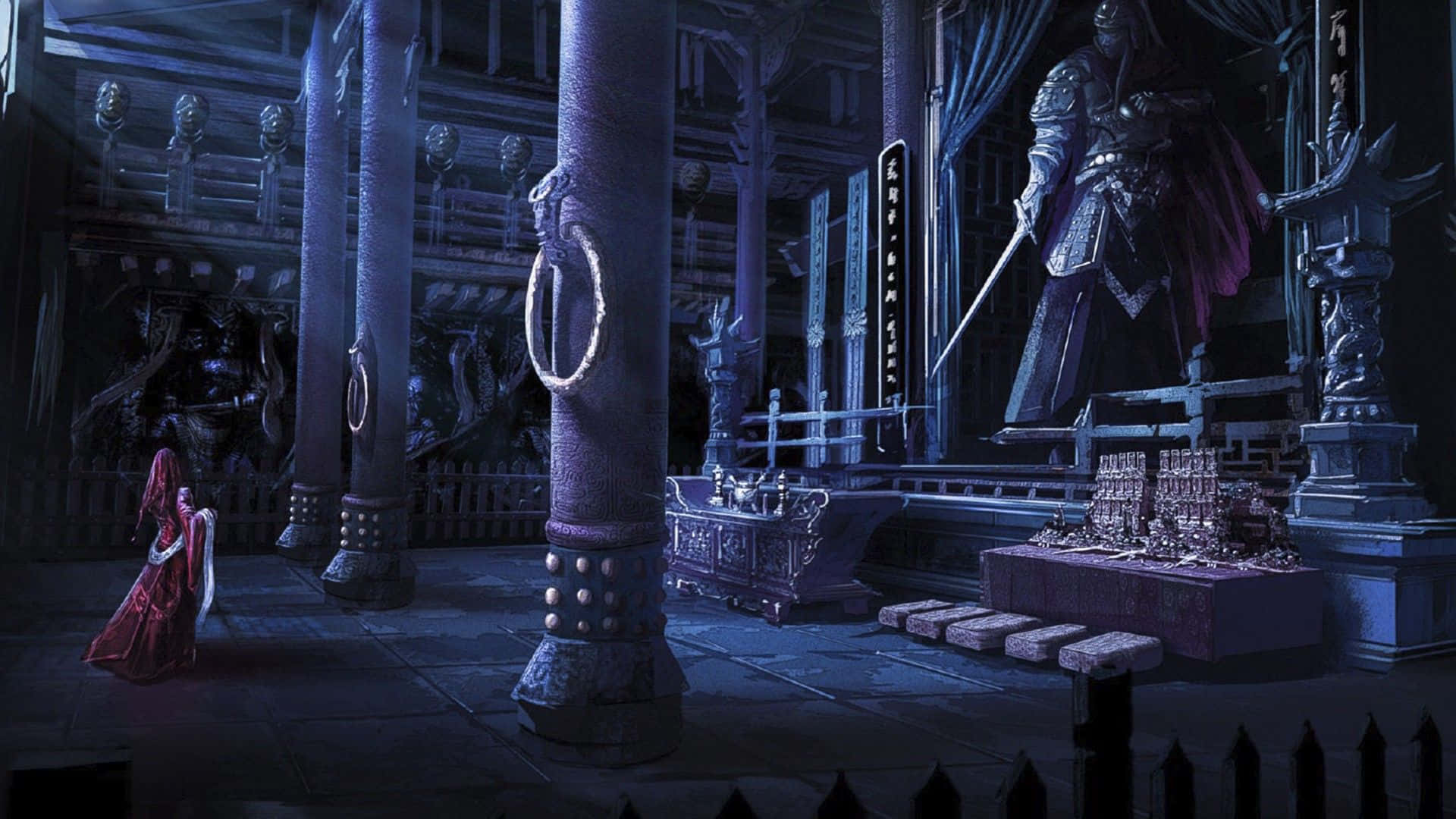 Heaven Officials Blessing Aesthetic Temple Background