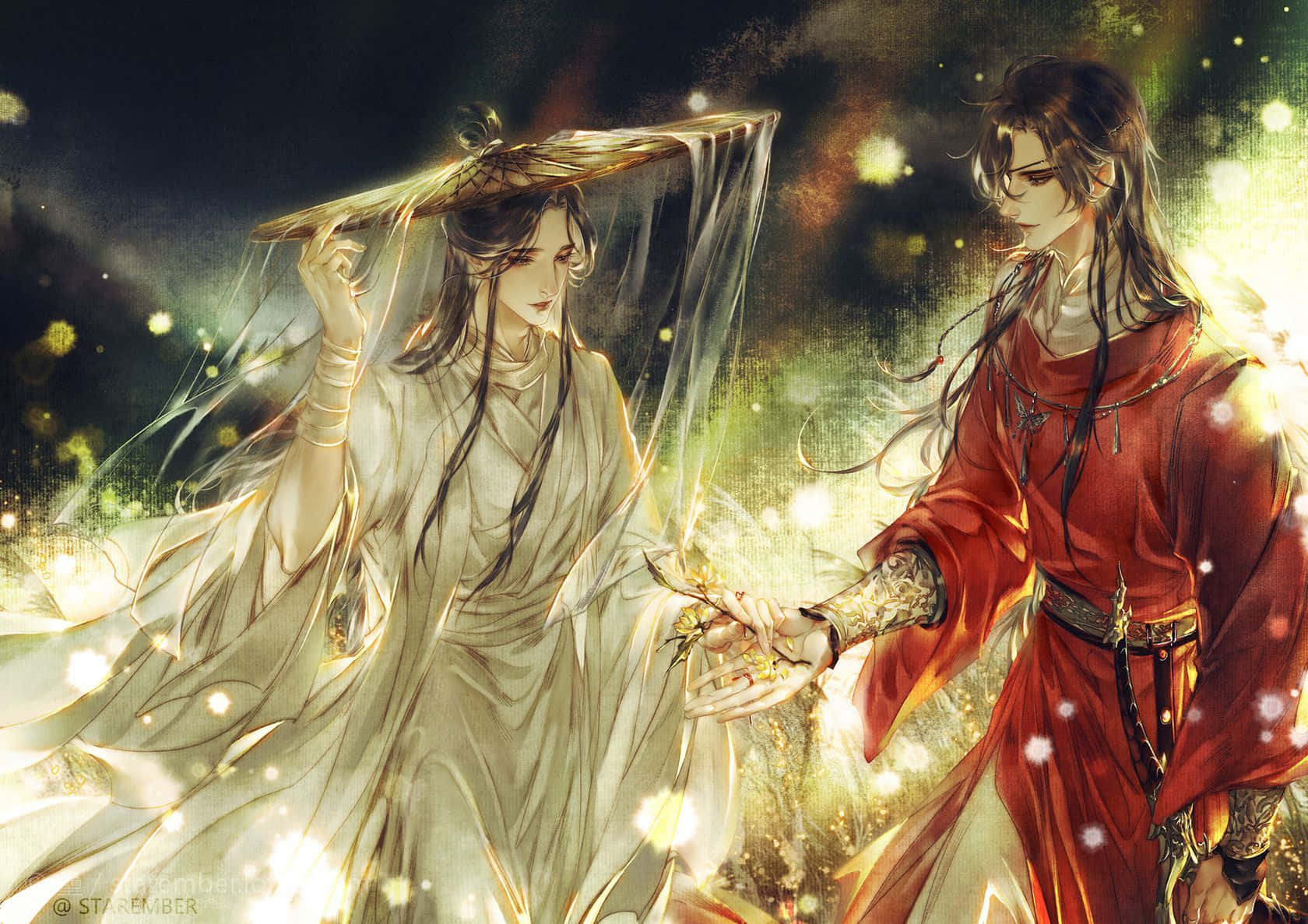 Heaven Officials Blessing Anime Announcement Background