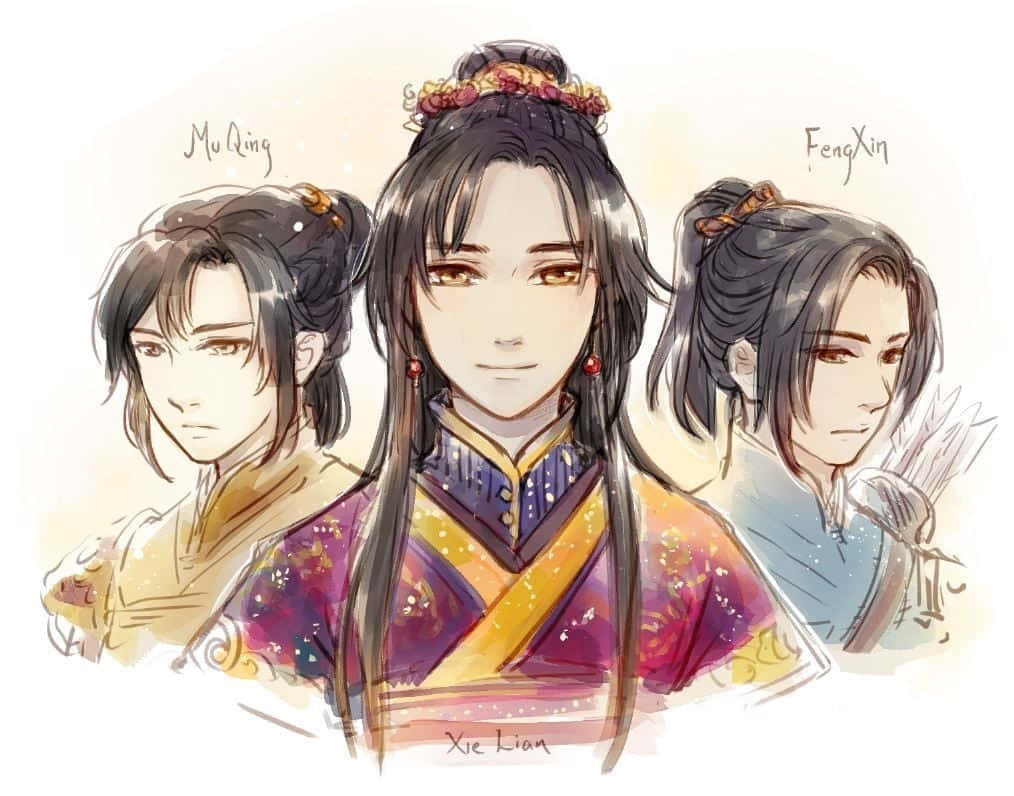 Heaven Officials Blessing Character Sketch Background