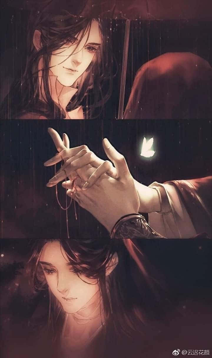 Heaven Officials Blessing Hold Hands Background