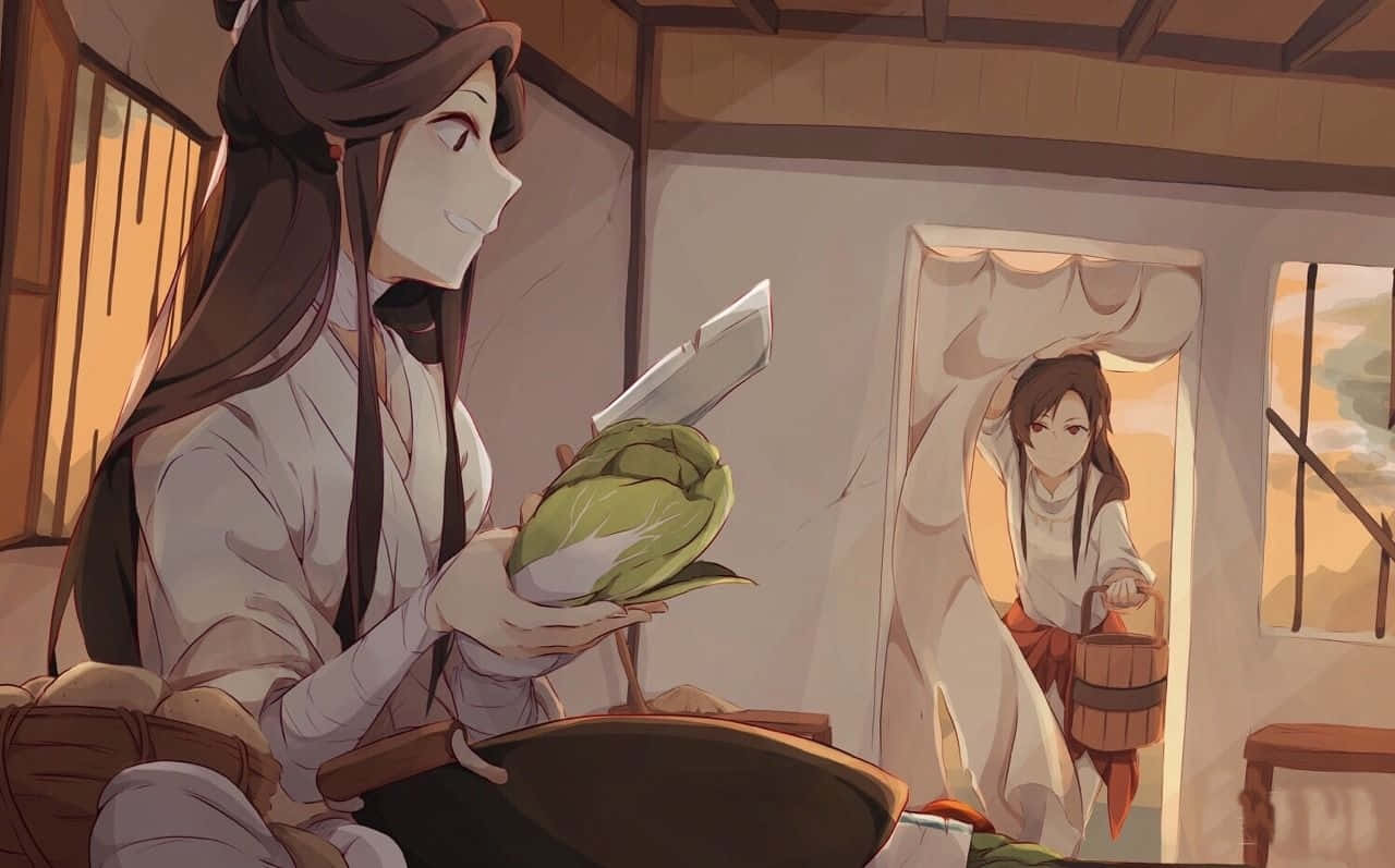 Heaven Officials Blessing House Work Background