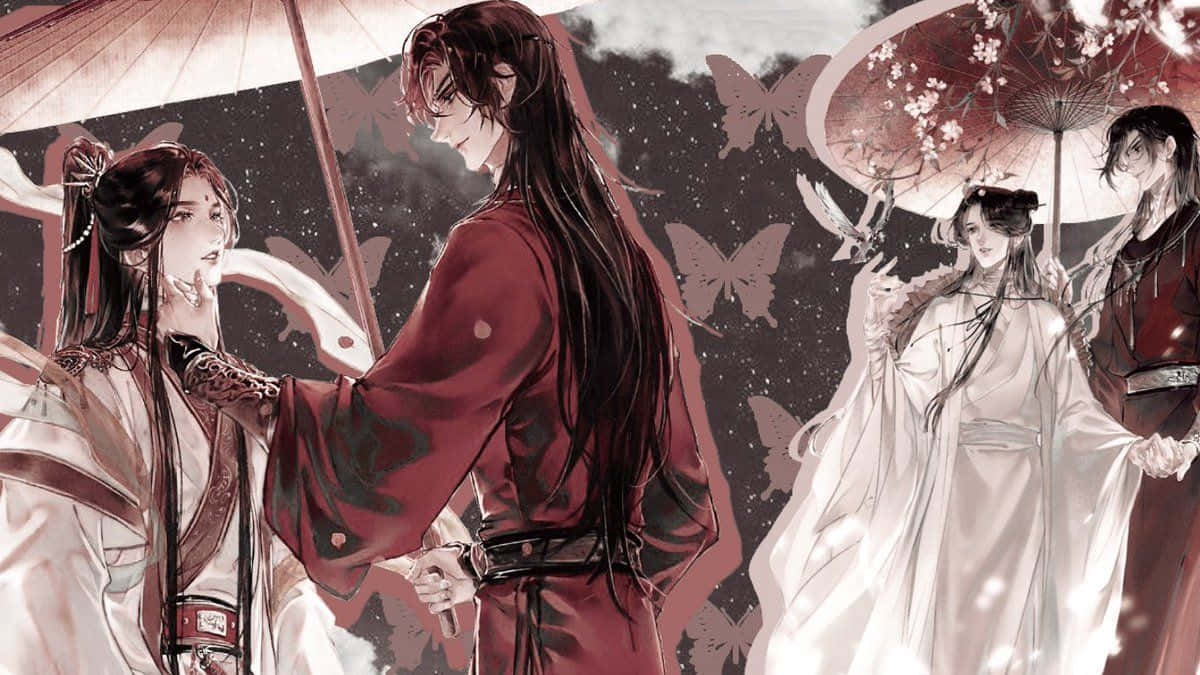 Heaven Officials Blessing Umbrella Butterfly