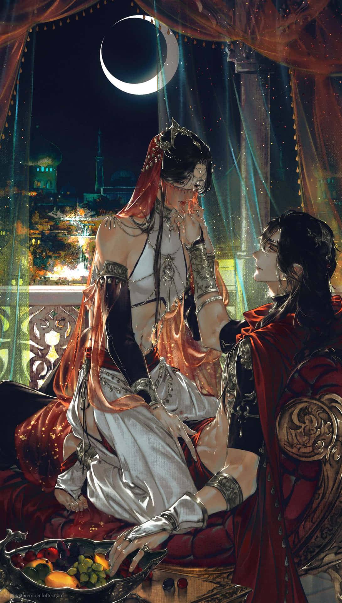 Heaven Officials Blessing Wall Decor Background