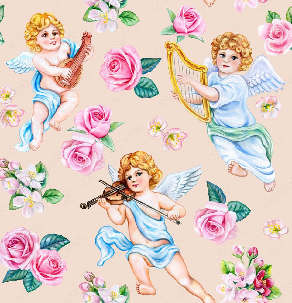 Heaven-sent Beauty Background