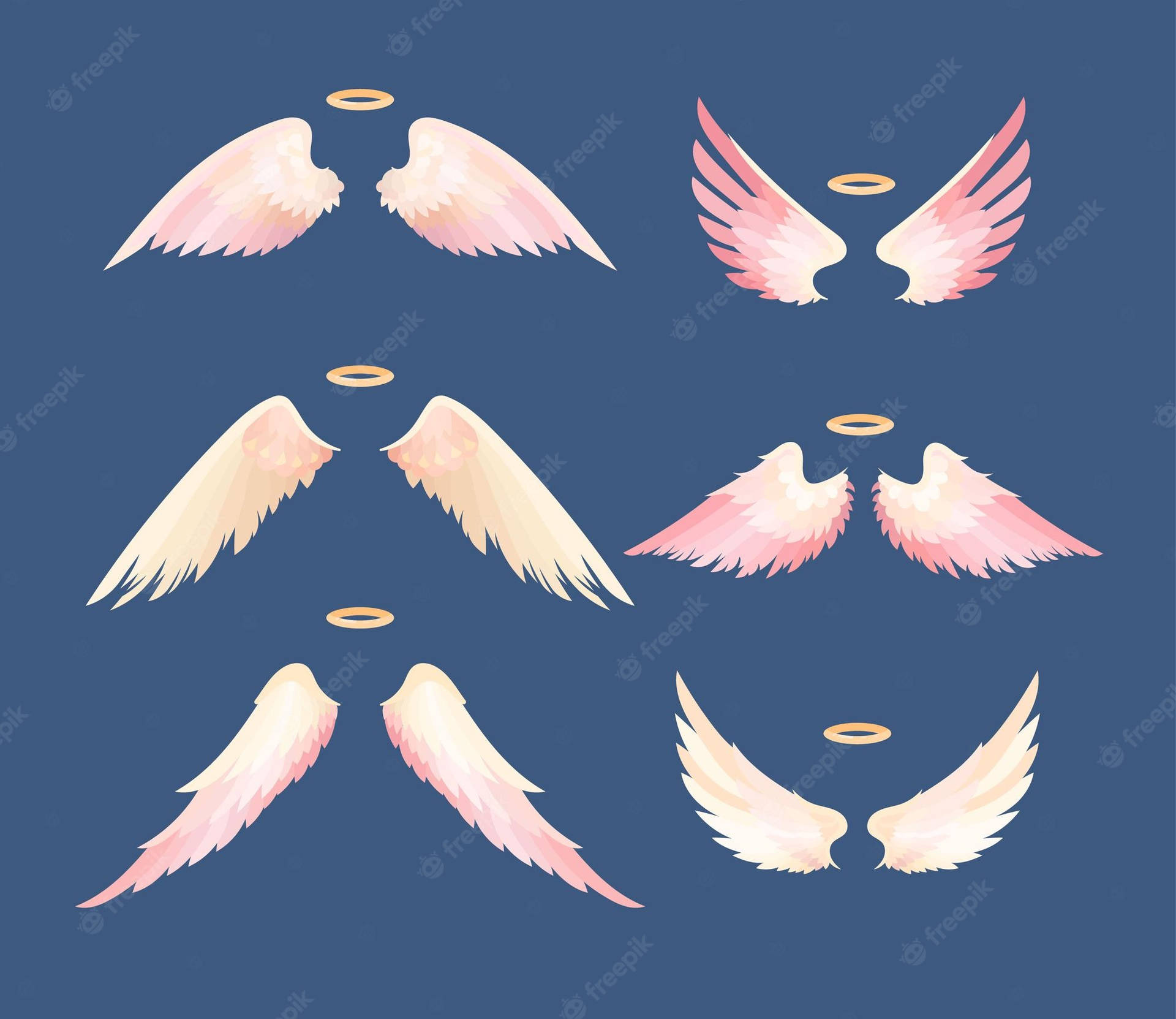 Heavenly Angels Bring Peace And Joy Background