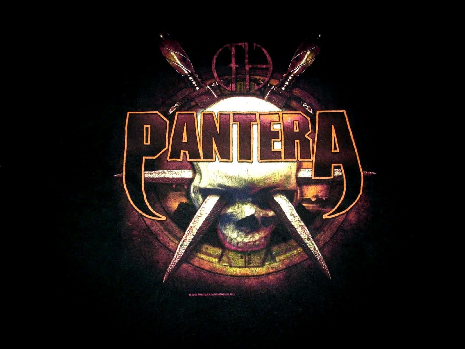 Heavy Metal Band Pantera At Their Peak. Background