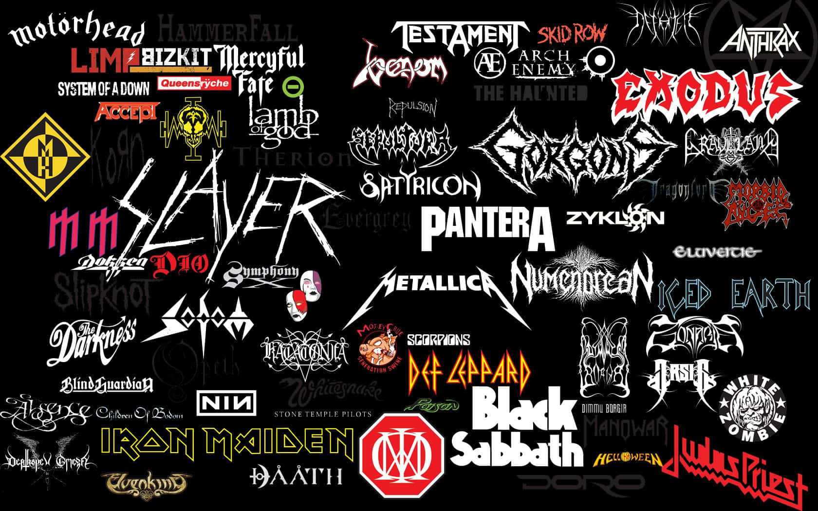 Heavy Metal Bands Name [wallpaper]