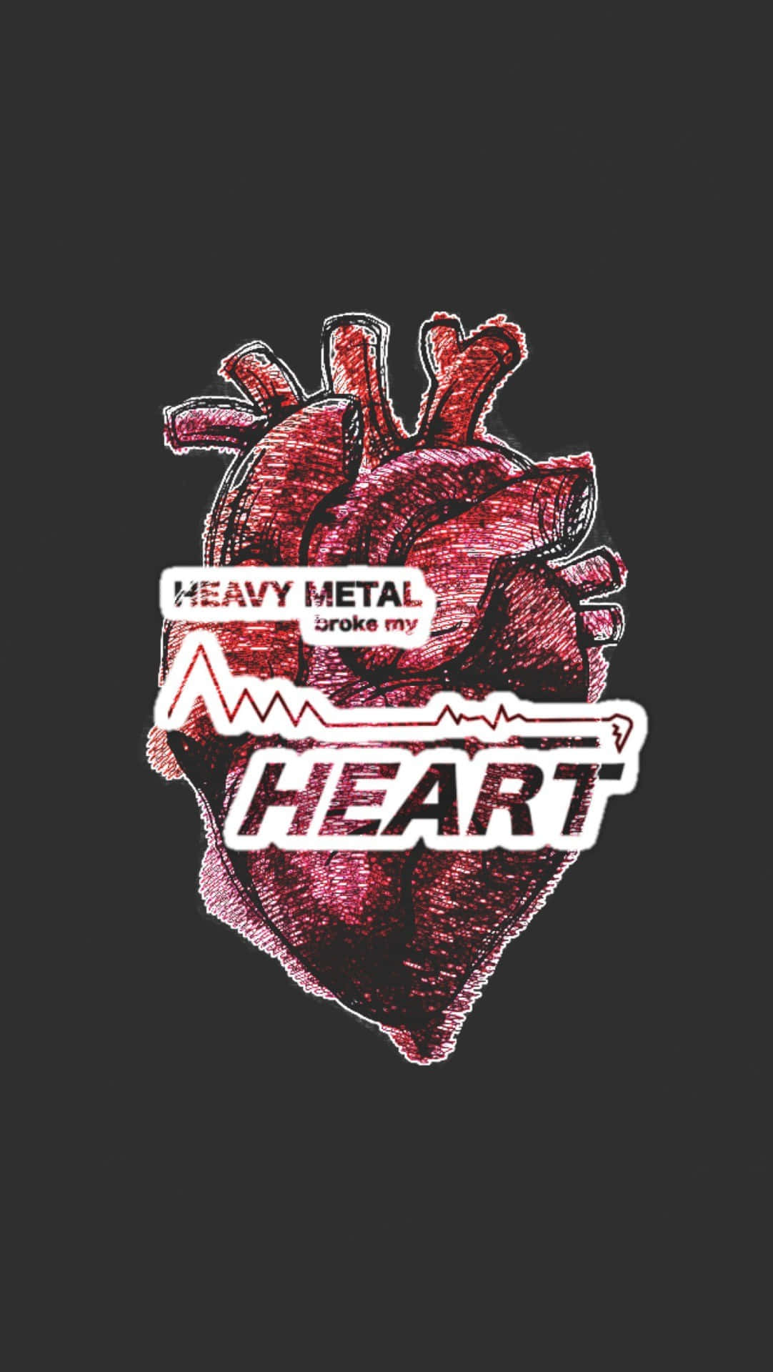 Heavy Metal Heart [wallpaper]