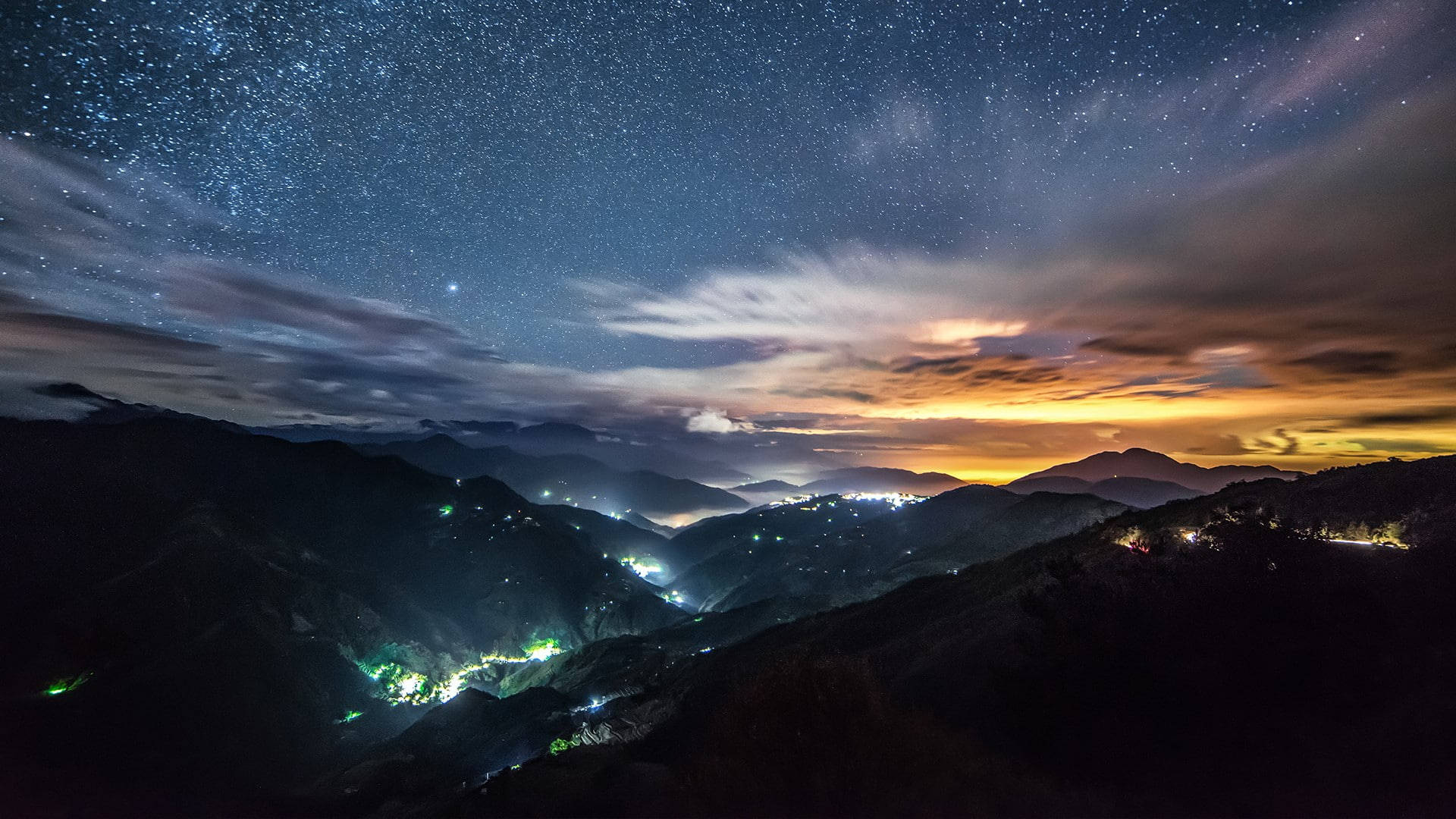 Hehuanshan Mountain Taiwan Background