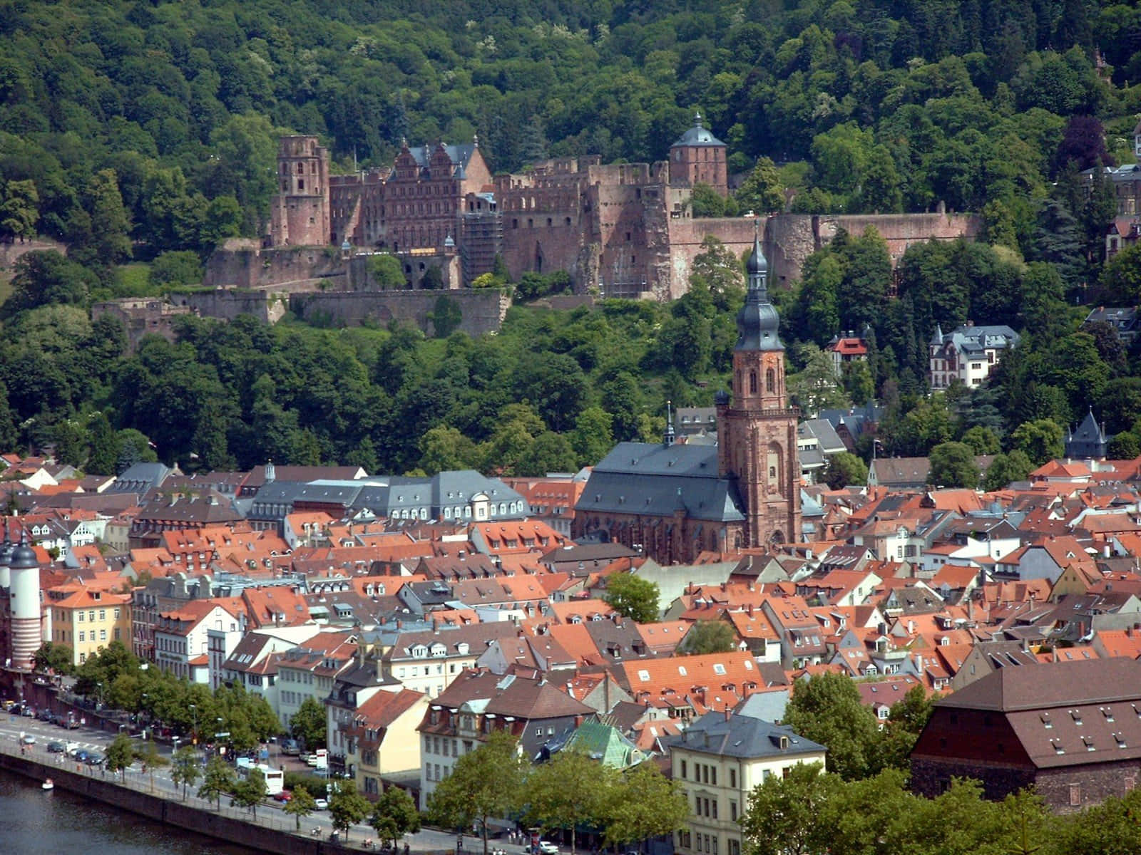 Heidelberg Castle Church Background