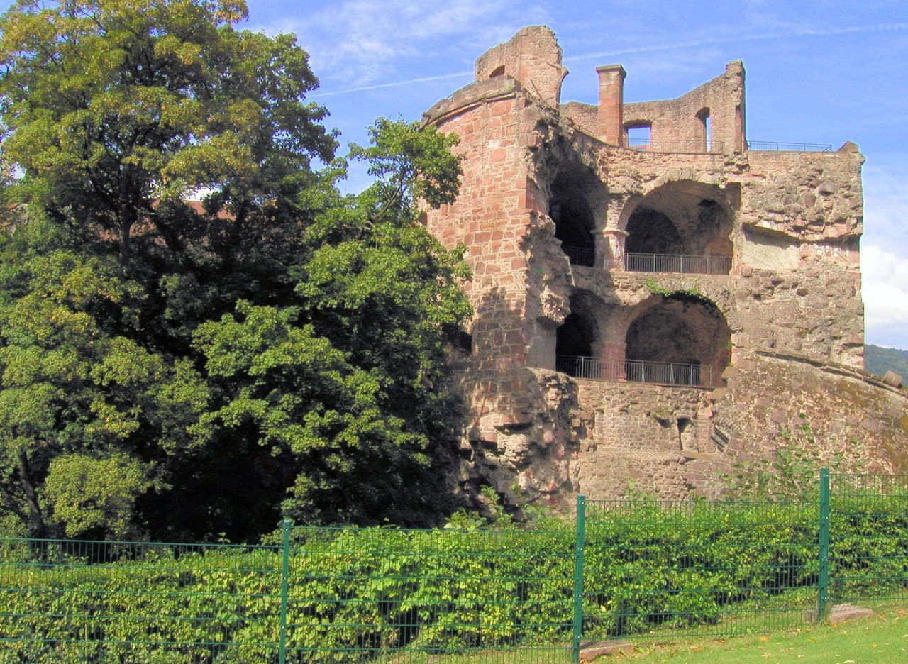 Heidelberg Castle Destroyed Tower