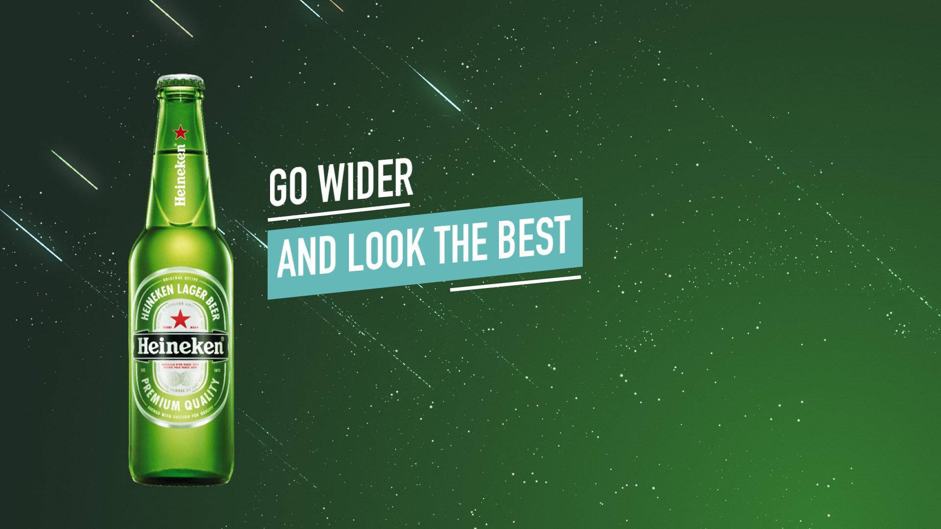 Heineken Go Wider And Look The Best Background